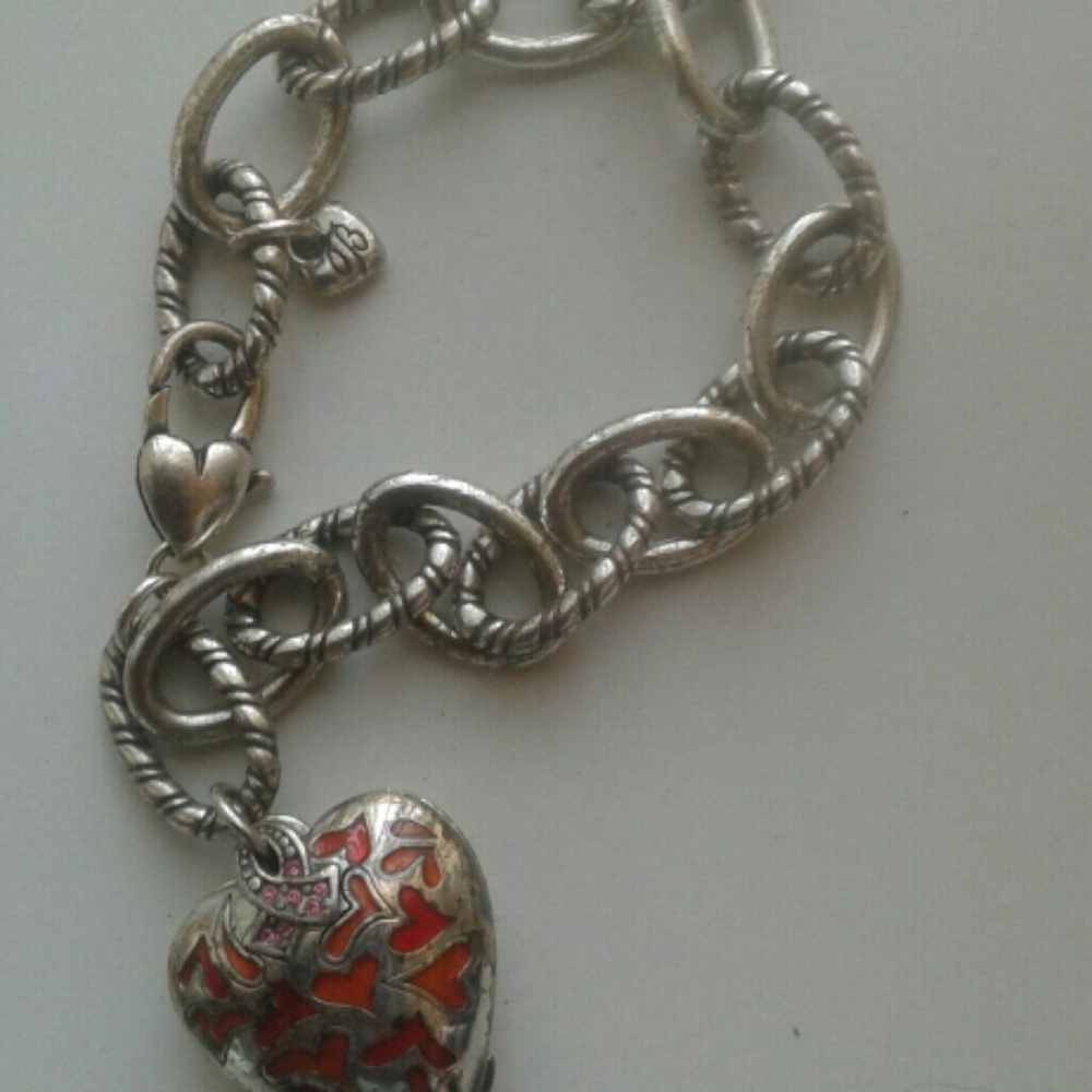 Brighton breast cancer charm bracelet - Picture 2 of 3